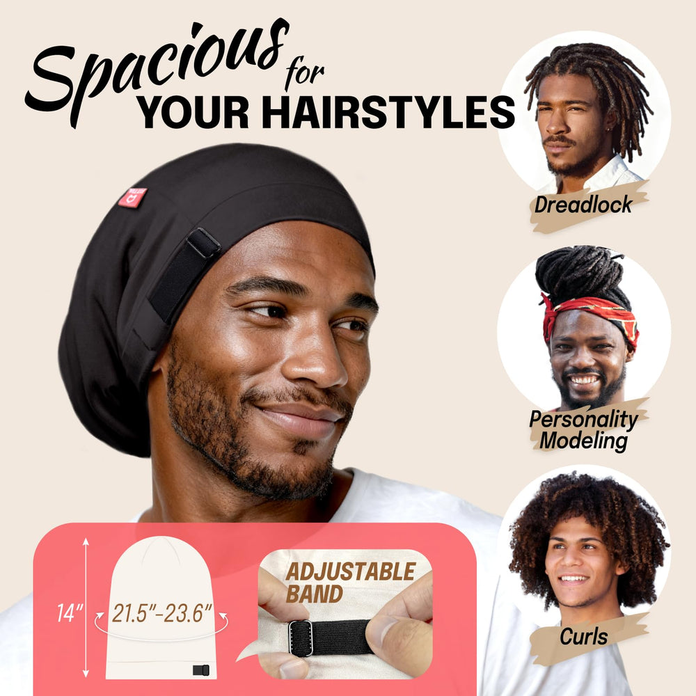Gorro satin Fittia ideal para rizos, mantiene la humedad y reduce frizz.