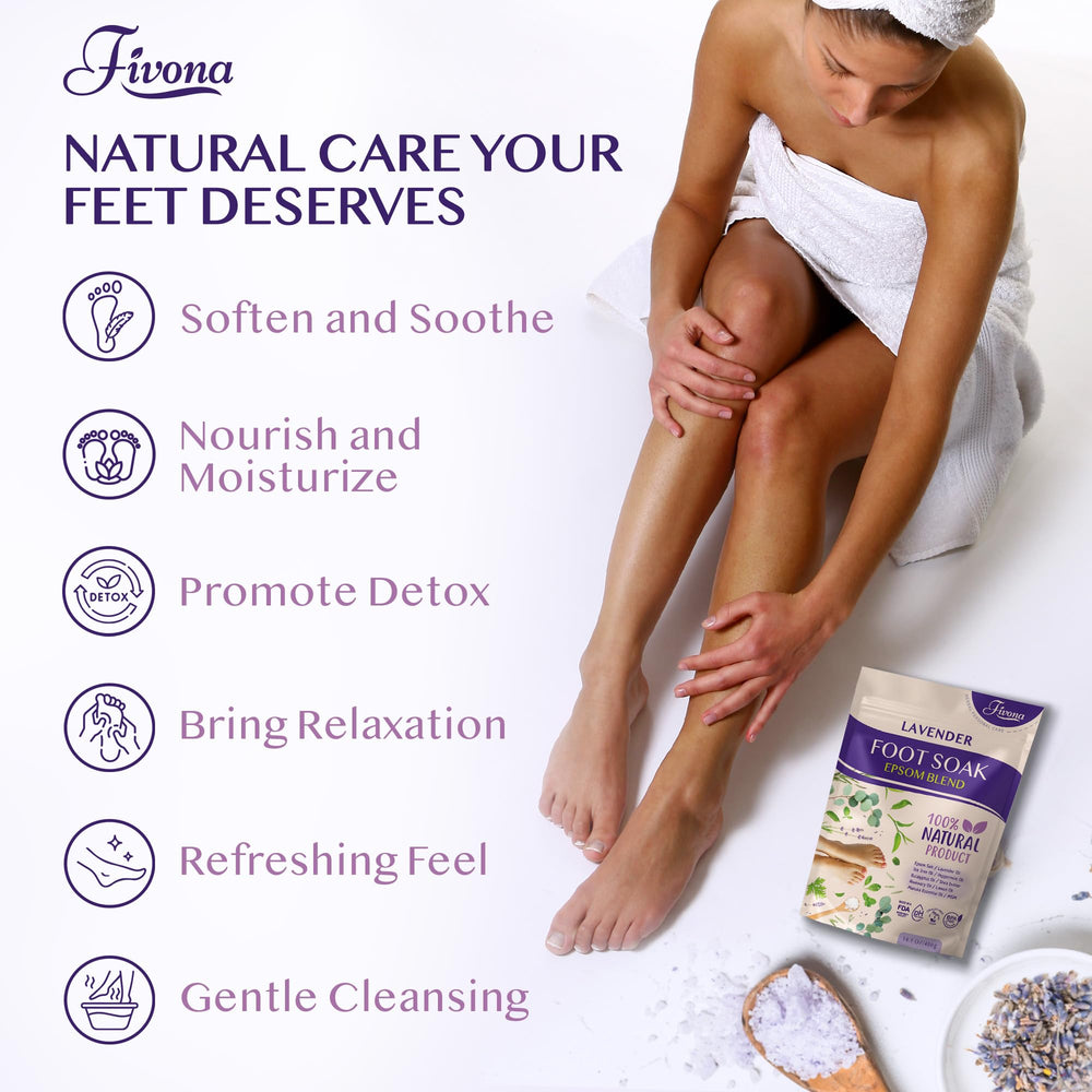 FIVONA experiencia-spa-casa, ritual de cuidado para pies.