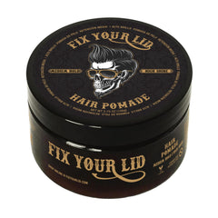 Fix Your Lid bottle pour for controlled pomade application.