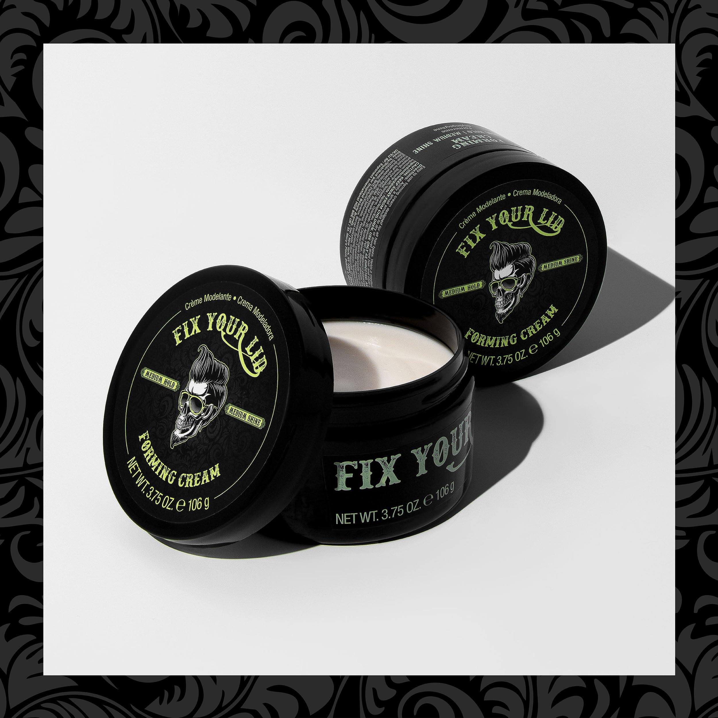 Fix Your Lid Forming Cream travel size, showcasing convenient packaging for trips.