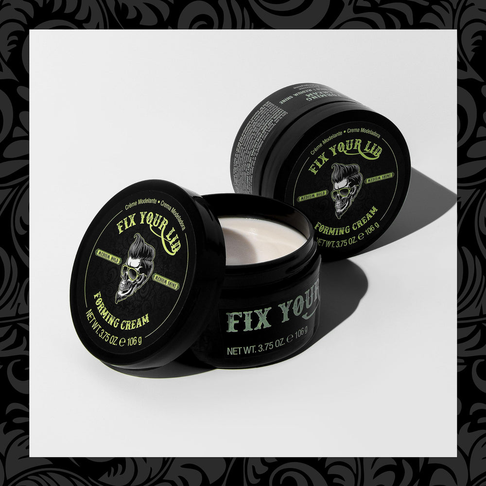 Fix Your Lid Forming Cream travel size, showcasing convenient packaging for trips.