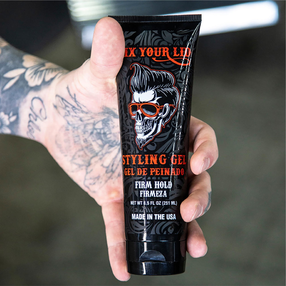 Fix Your Lid: control de volumen para cabello masculino flexible