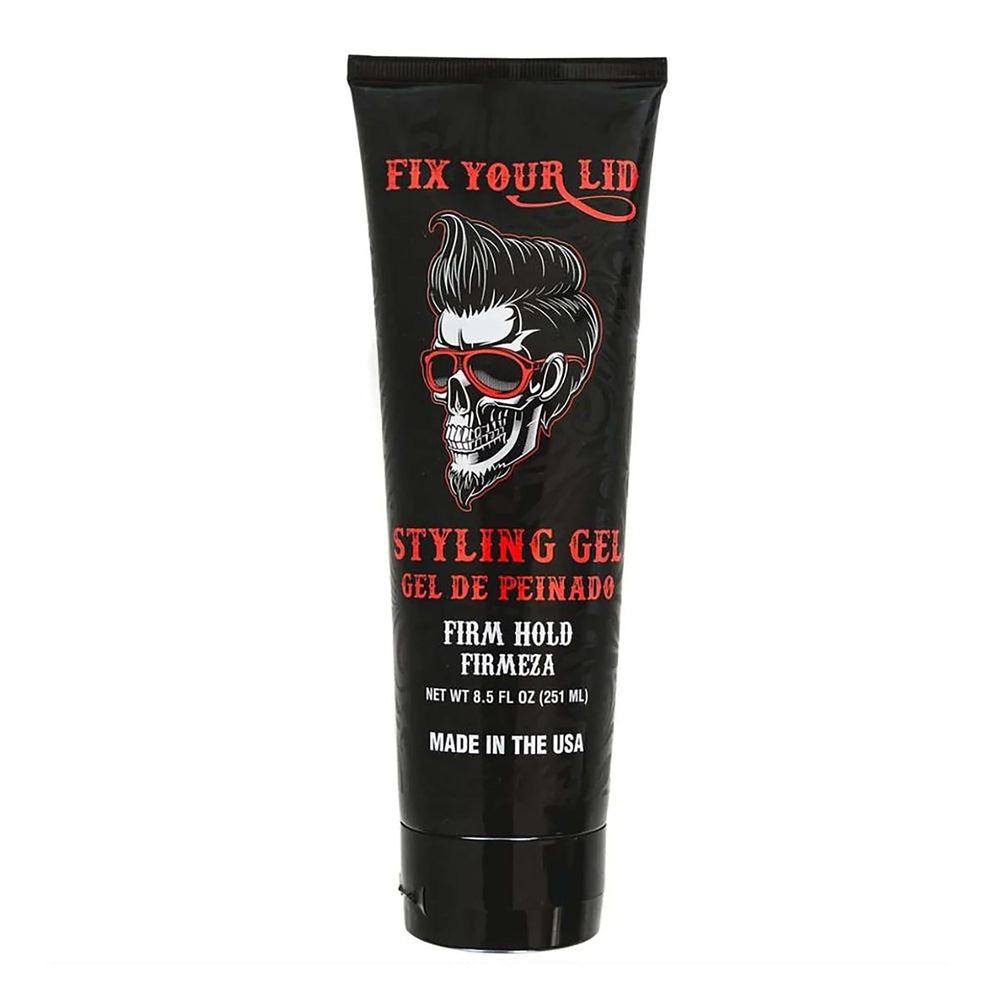 Fix Your Lid: empaque antiguo del gel, presentación premium para hombres