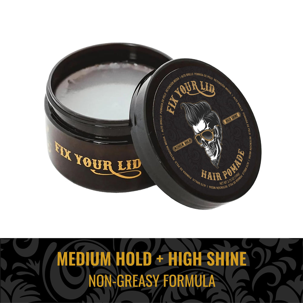Fix Your Lid glossy finish for a salon-like shine.