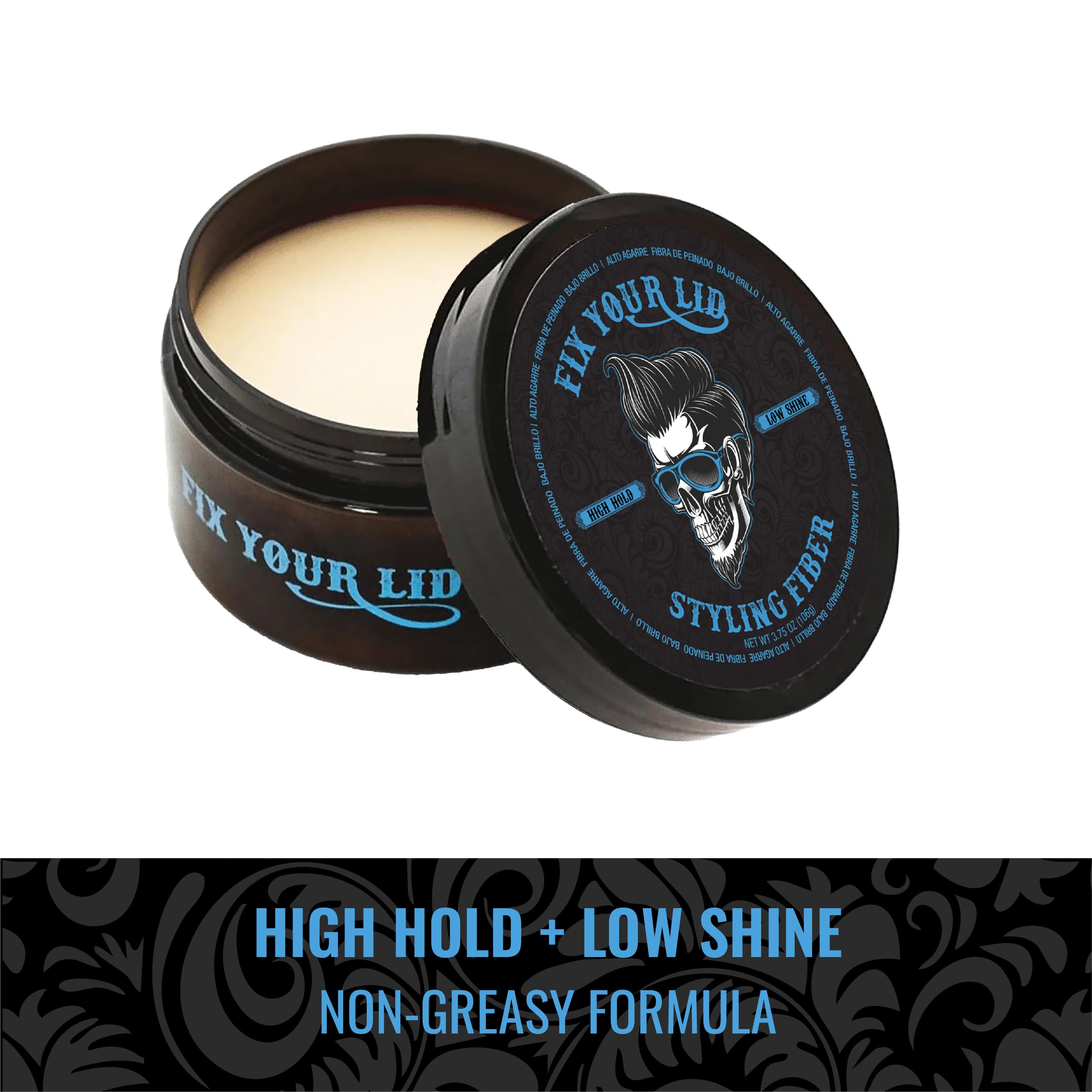 Fix Your Lid short-choppy hair ready for all-day hold