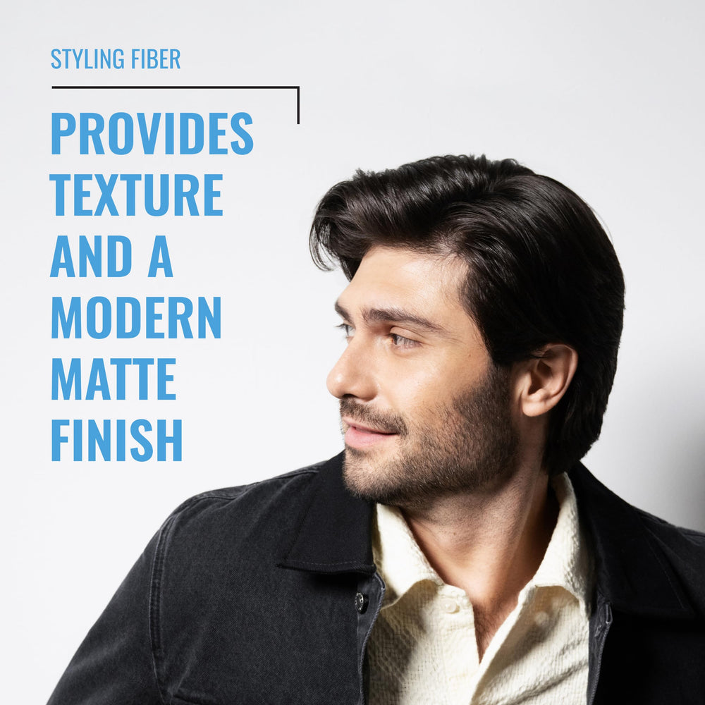 Fix Your Lid textured short hair style demonstrates natural matte finish