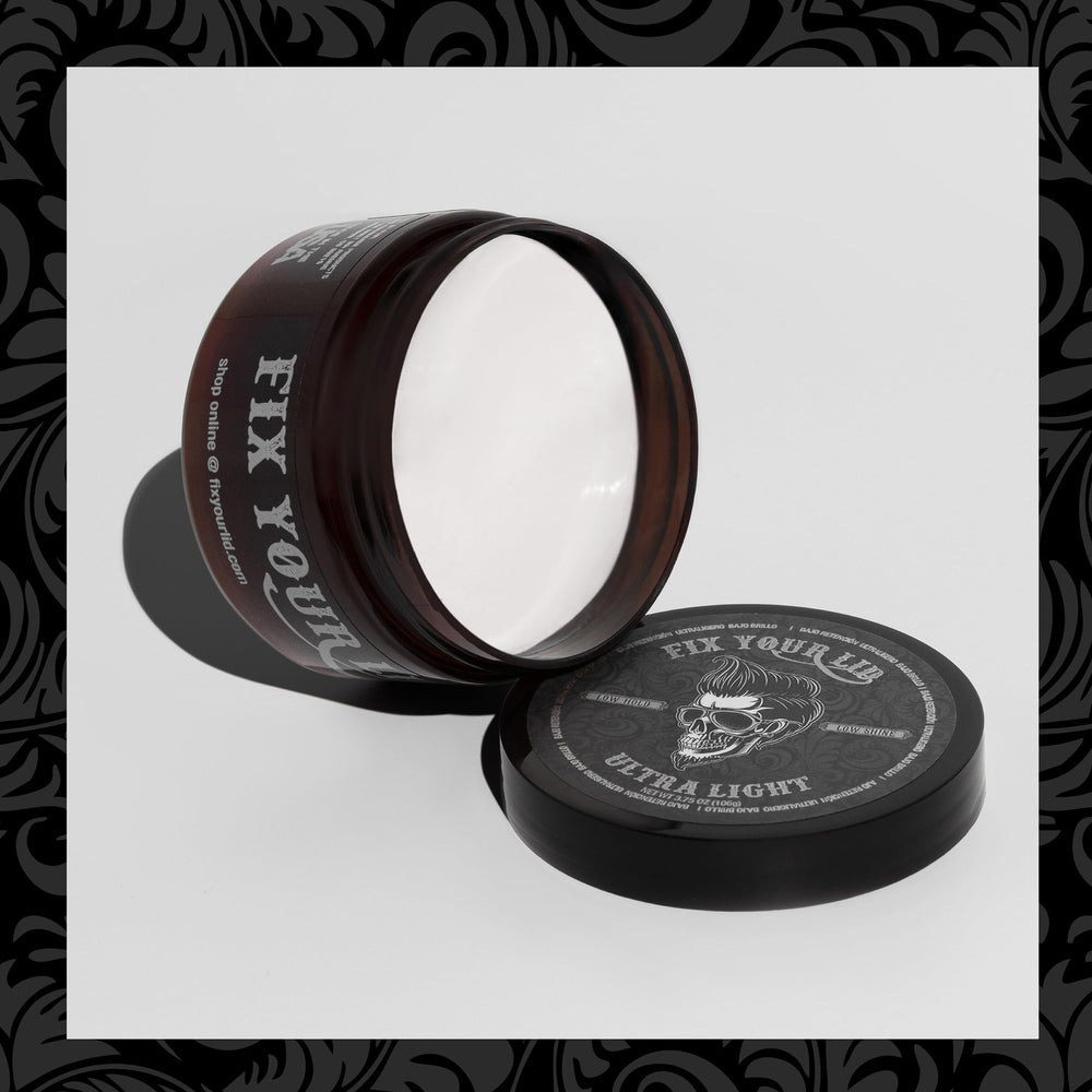 Fix Your Lid pomada Ultra Light, acabado de brillo mínimo para look discreto