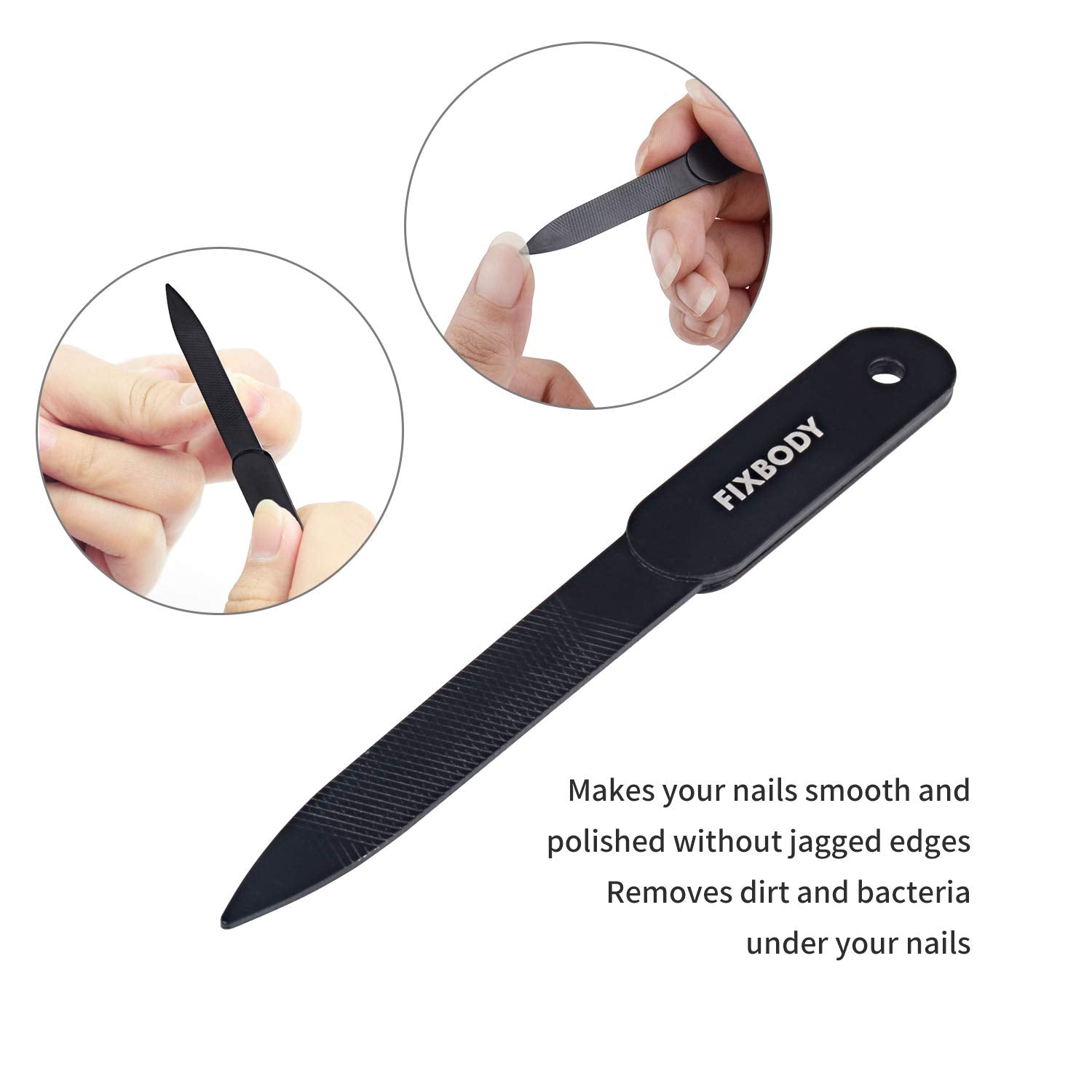 FIXBODY anti-slip lever improves control during clipping.