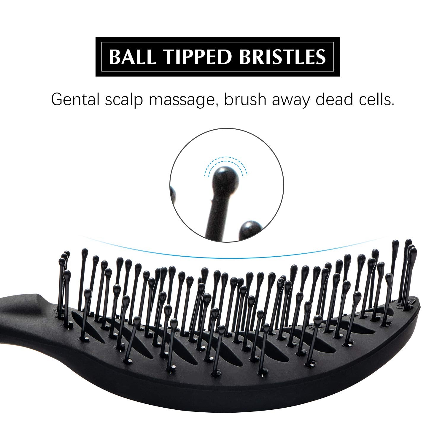 FIXBODY scalp-massage bristles deliver gentle stimulation and scalp comfort