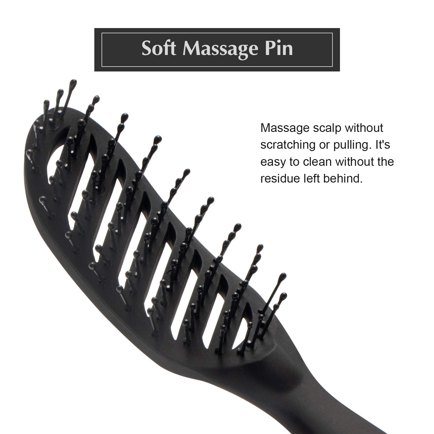 FIXBODY brush handling thick tangles with ease for men and women