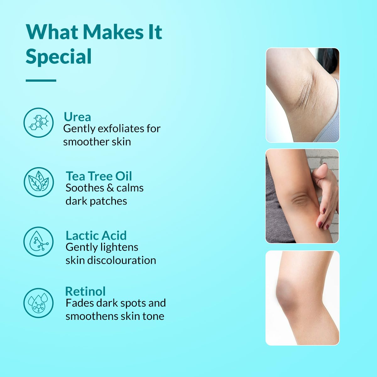 FIXDERMA Nigrifix cream for armpits helps even skin tone.