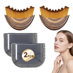 FIYY6VC lymphatic contour brush with ergonomic design for precise jawline contours.
