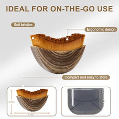 FIYY6VC lymphatic contour brush features ultra-soft bristles for soothing massage.