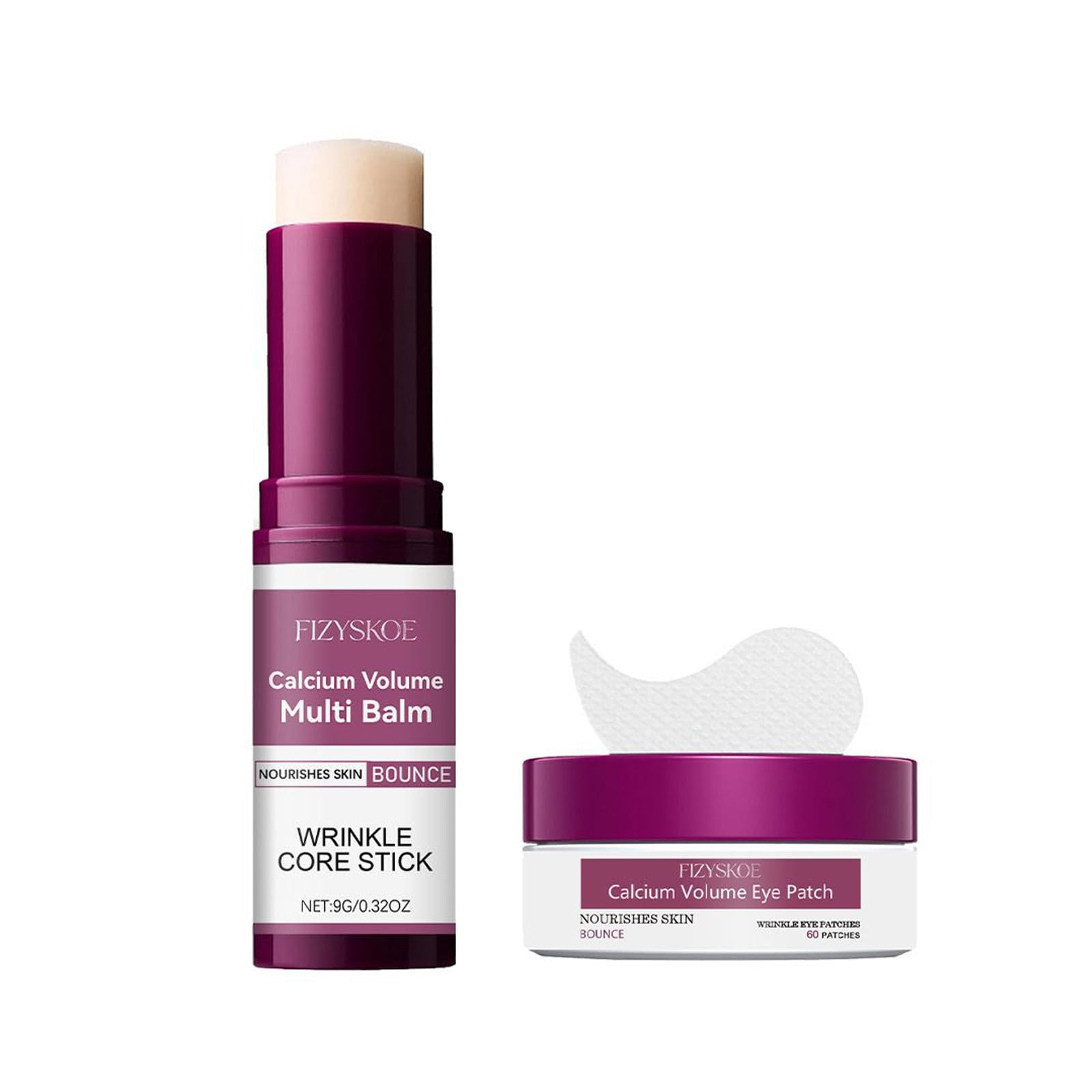 FIZYSKOE hydrogel under-eye patches provide gentle hydration for the eye area.
