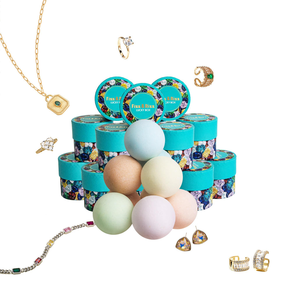 Fizz & Rizz bomba de baño con anillo sorpresa, perfecto para regalo y emoción