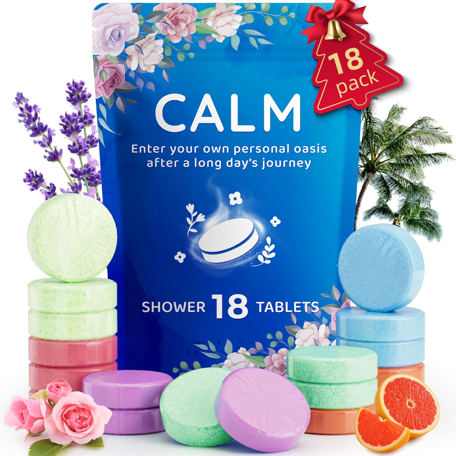 Fizzgarden 18-paquetes pastillas ducha: aroma variado para cada ducha.