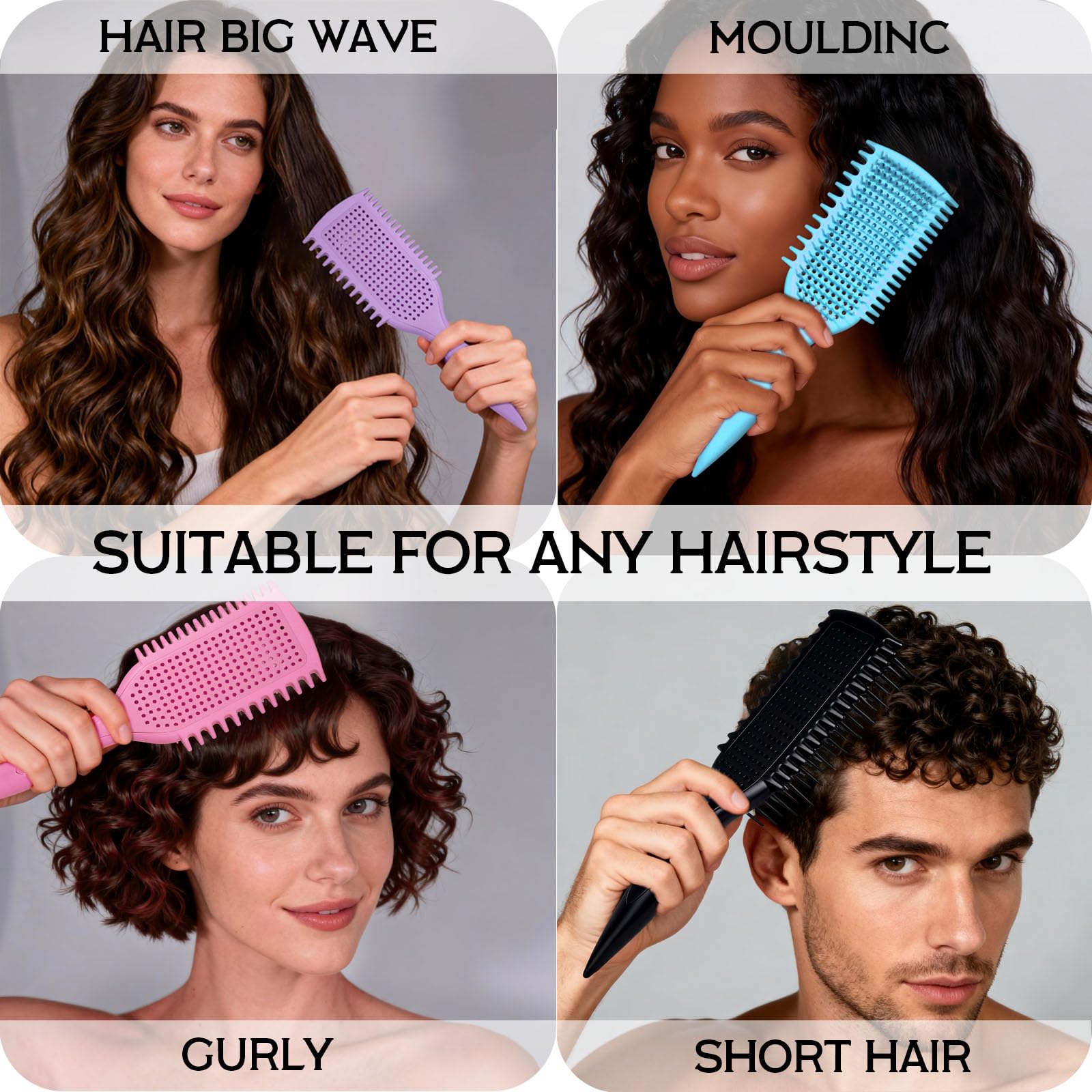 FJMYRXY all hair types set versatile on wet or dry hair