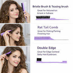 FJMYRXY bristle brush gently smooths hair for all types
