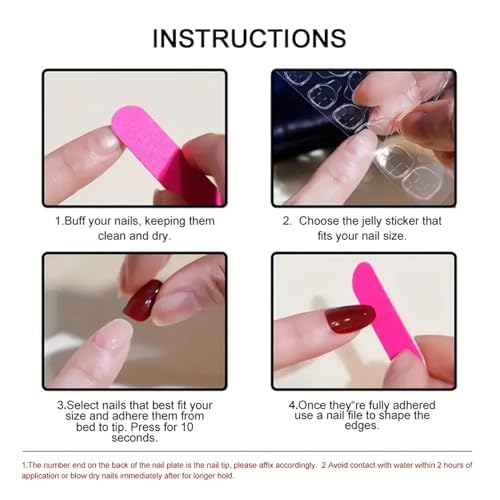 FJSMTOPl press-on nails ideal for weddings and dates with durable wear