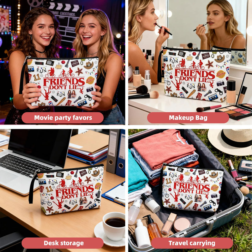 FKBBO lightweight and portable makeup bag fits into purses.