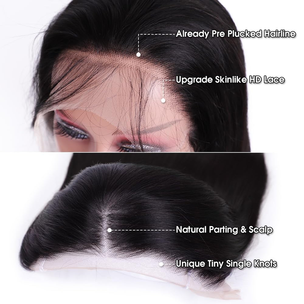 Flady glueless cap structure with four combs and adjustable straps