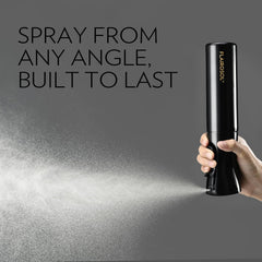 FLAIROSOL leak-proof 360° spray covers hard-to-reach areas