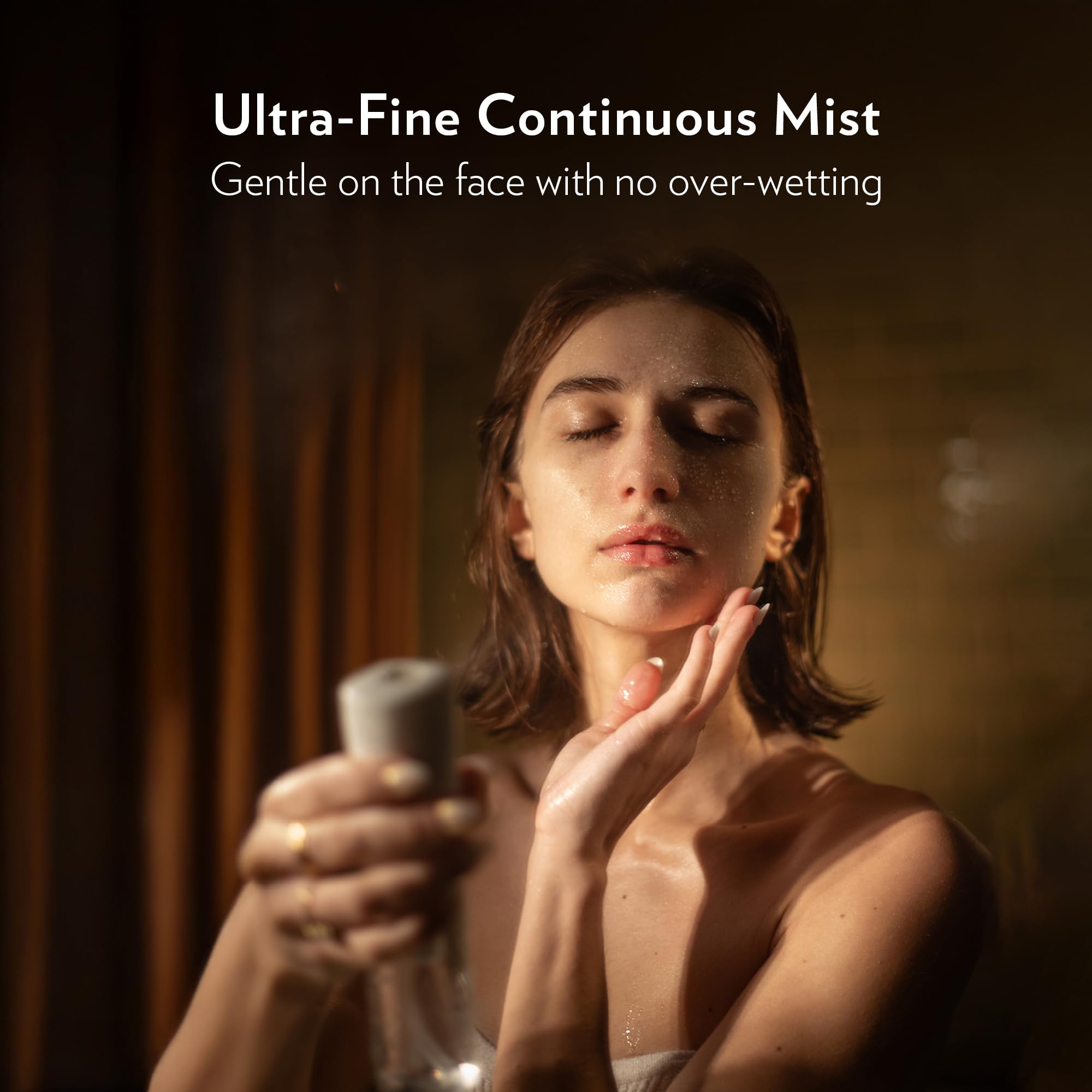 FLAIROSOL MyStyle precision nozzle delivers ultra-fine mist for even application