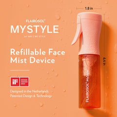FLAIROSOL MyStyle ergonomic design fits comfortably in hand for easy misting.