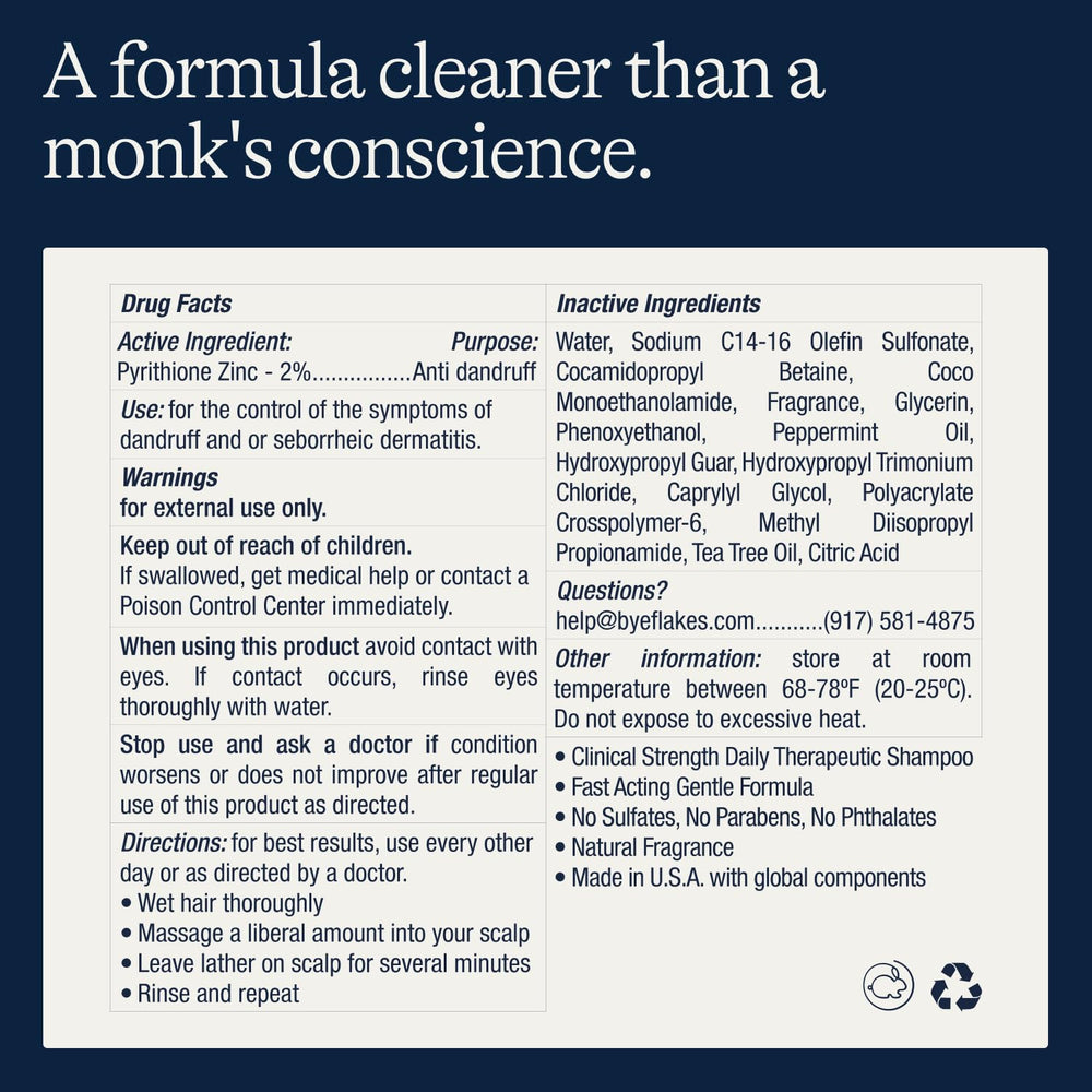 Flakes brand logo on packaging reinforces clean dermatologist-designed care