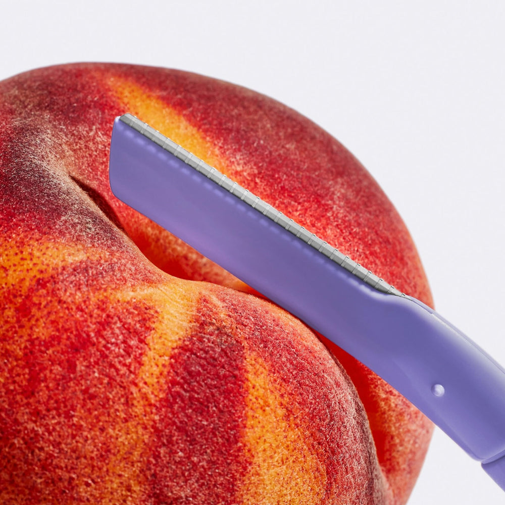 Flamingo Dermaplane Razor skin exfoliation benefits for smoother makeup.