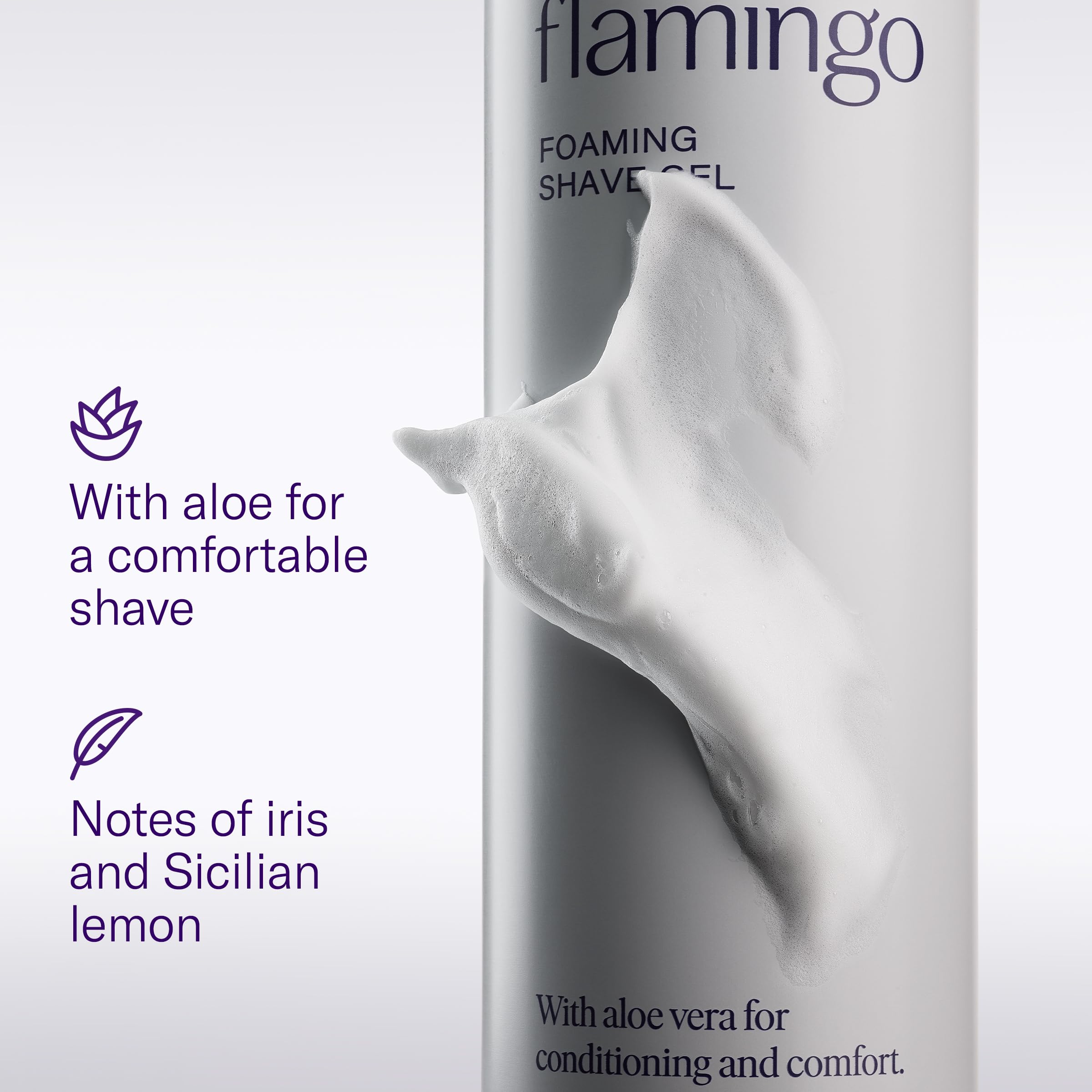 Flamingo razor blade refills with five blades designed for close, lasting results
