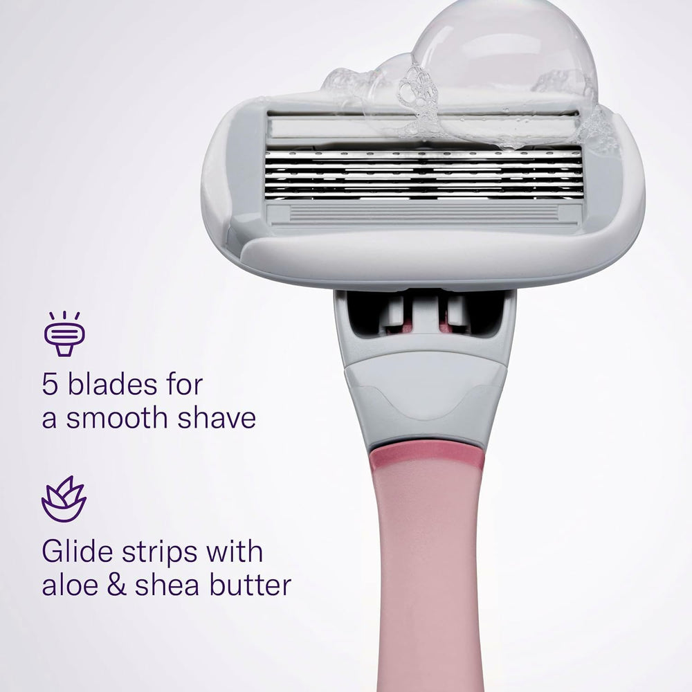 Flamingo Rose ergonomic handle providing a secure, comfortable grip