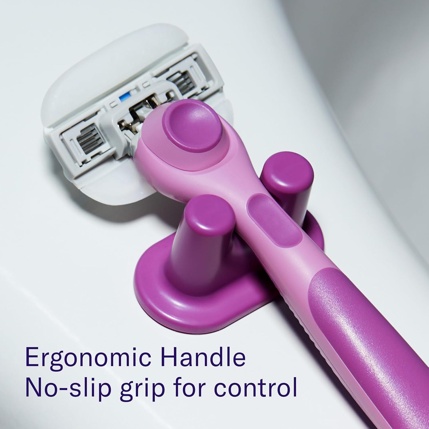 Flamingo shower holder keeps moisture bars away from water for longer use.