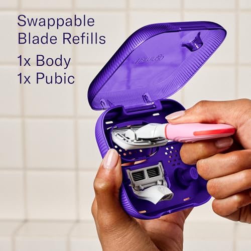 Flamingo body blade refill for smooth full-body shaving