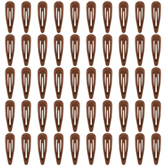 FLAREANN light brown glossy snap hair clip in 2inch size for secure daily styling.