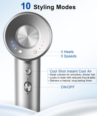 Flashbase hair dryer operates quietly for use in shared spaces.