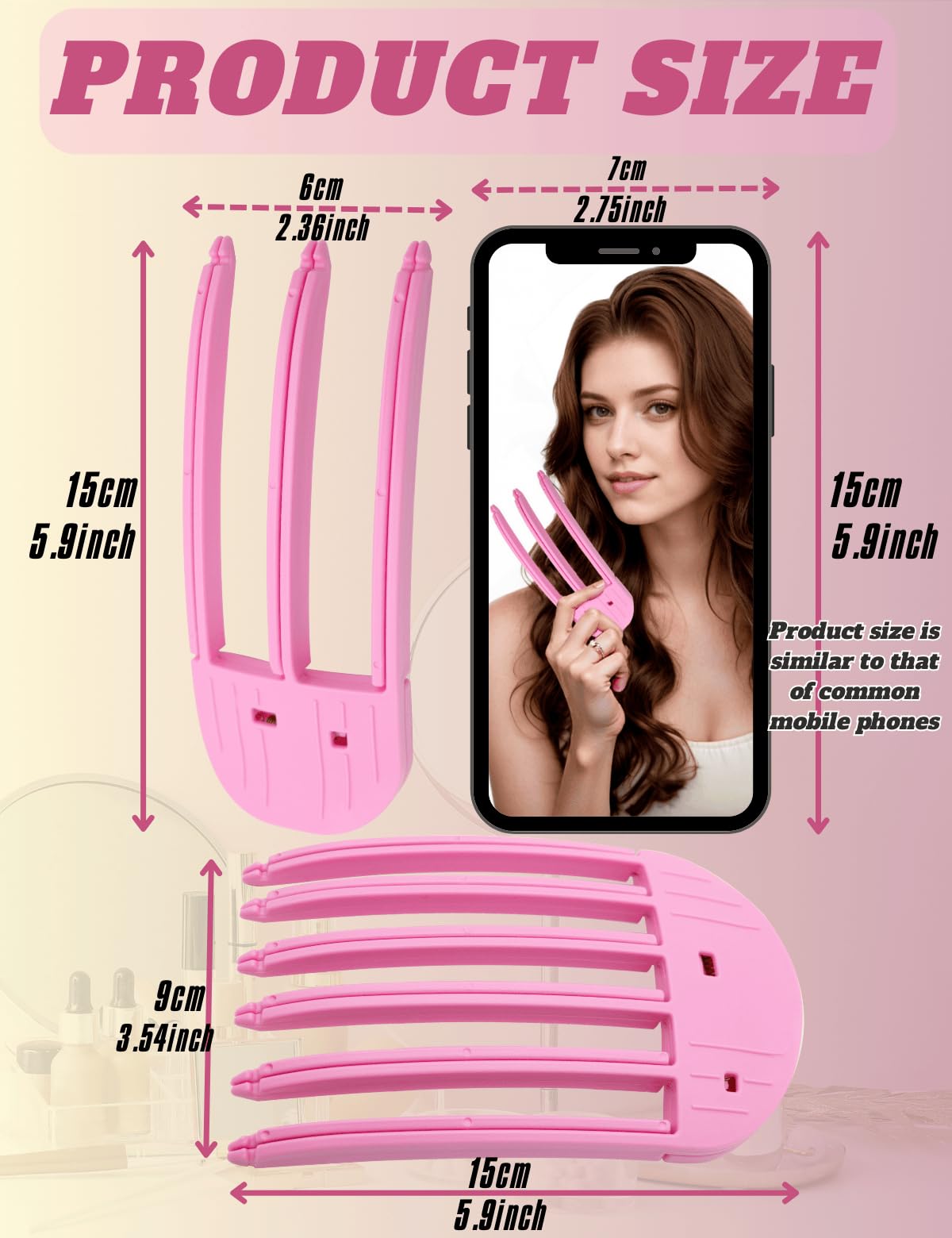 FlaSloth bangs-volume clip in action for natural lift.