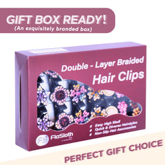FlaSloth rhinestones shine in light, adding elegant drama to any hairstyle.