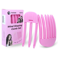 FlaSloth 3-teeth wind shaping clip lifts roots for voluminous bangs.