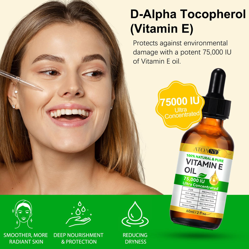 Flasture Vitamina E, aceite de absorción rápida para uso diario