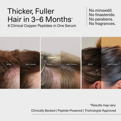 Fléur Bloom peptide blend close-up highlighting hair health benefits.