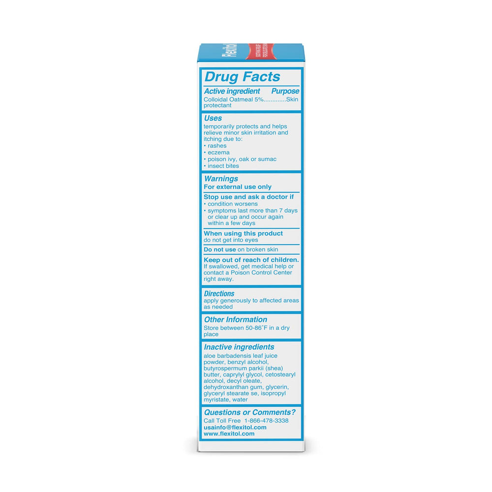 Textura ligera de Flexitol, se absorbe rápido sin sensación grasa.