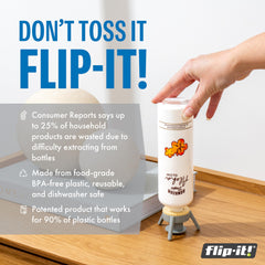 Flip-It! adapter large 33mm ensures a tight seal and smooth flow.