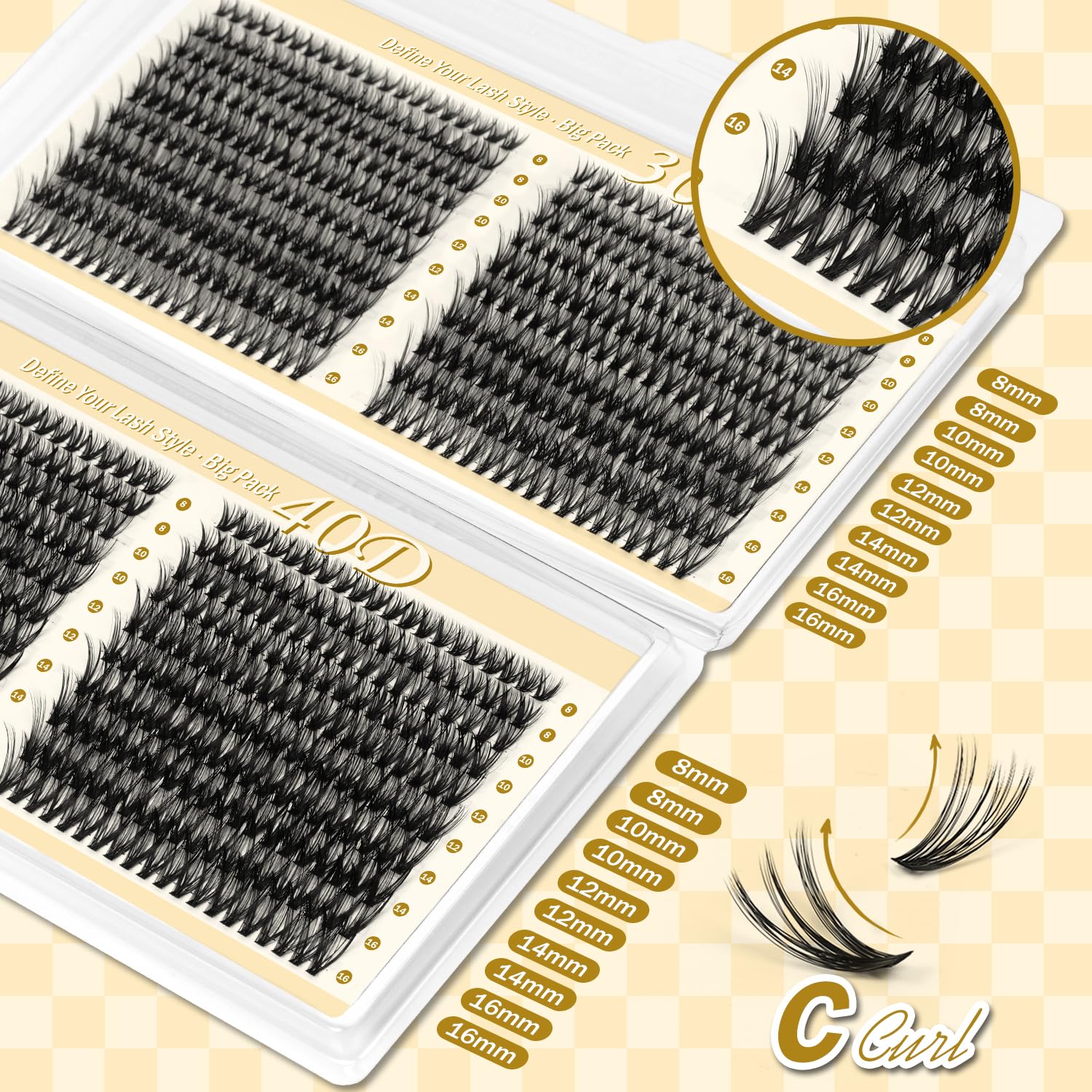 FLOMAZE Lash Bond and Seal duo providing secure hold