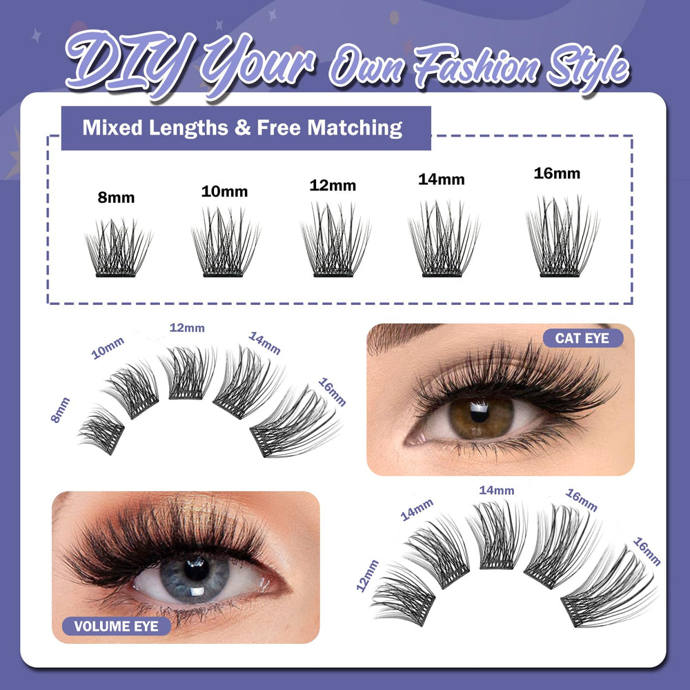 FLOMAZE lashes are reusable for multiple wears, reducing waste.