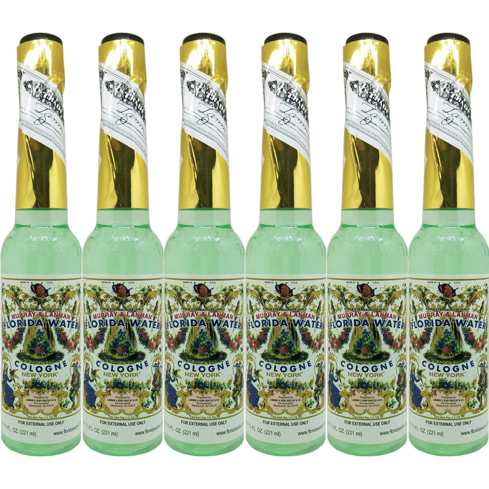 Florida Water Lanman Kemp bottle front view highlights a refreshing fragrance for daily use