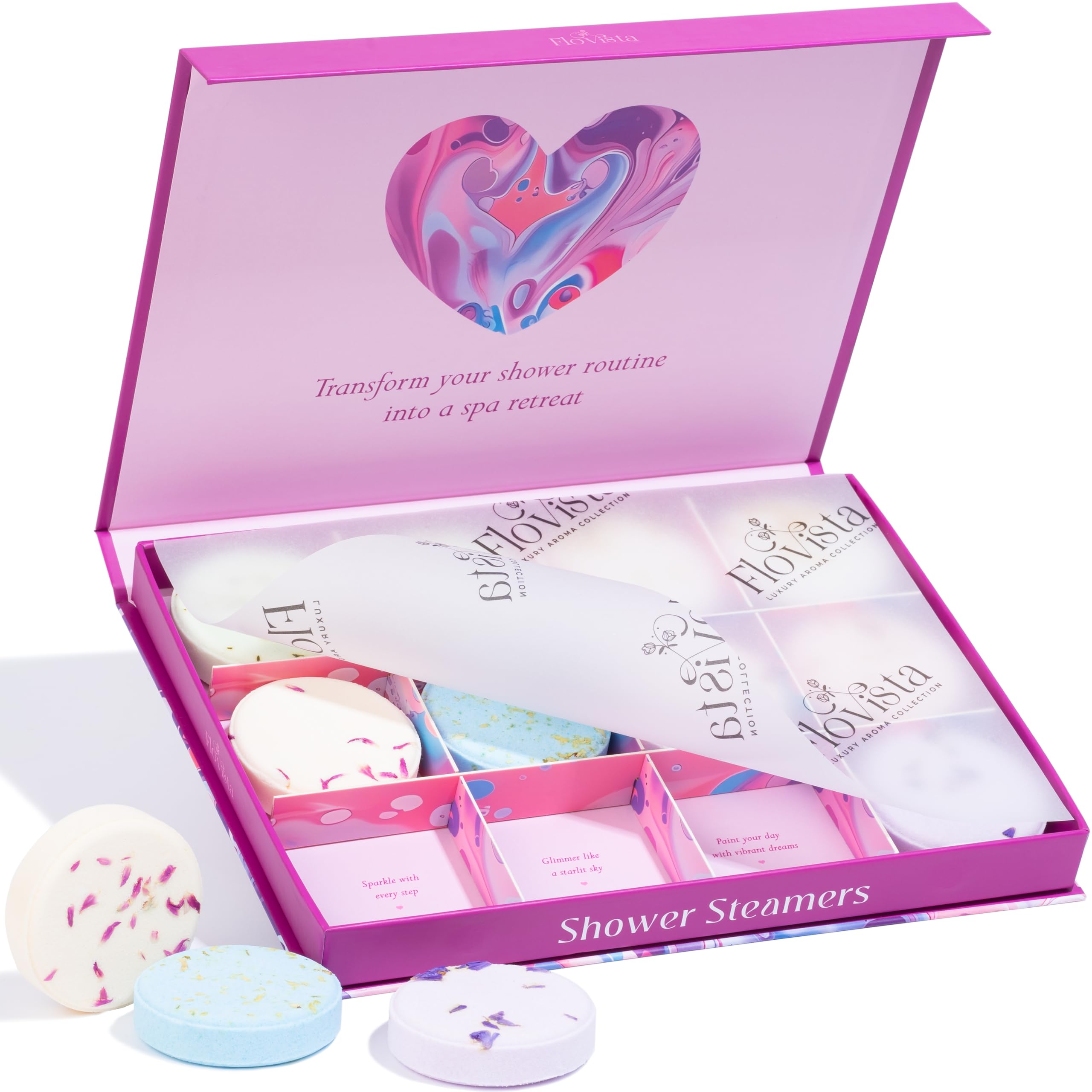 Flovista aromatherapy shower steamers Lavender for calming daily relaxation