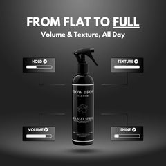 Flow Bros Sea Salt Spray ofrece aplicación sencilla para un acabado de playa.