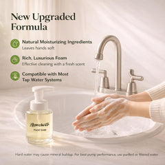 Flowcheer dosificador de espuma para jabón, uso sencillo en casa.