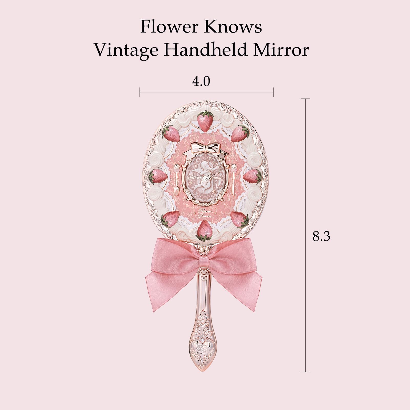 Flower Knows golden Cupid embellishment adds luxe detail to mirror